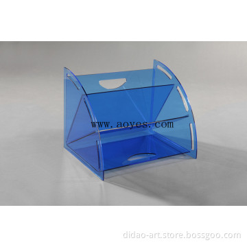 Acrylic Magazine Rack (AUB009-1)